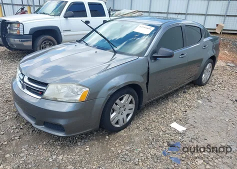 2013 Dodge Avenger Se из США, поврежденный, VIN 1C3CDZAB2DN653464
